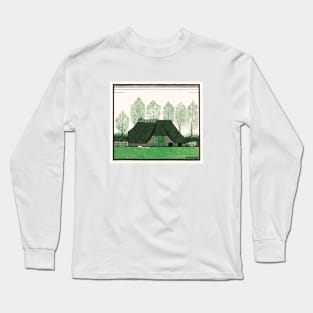 Farmhouse with thatched roof (1919) by Julie de Graag (1877-1924) Long Sleeve T-Shirt